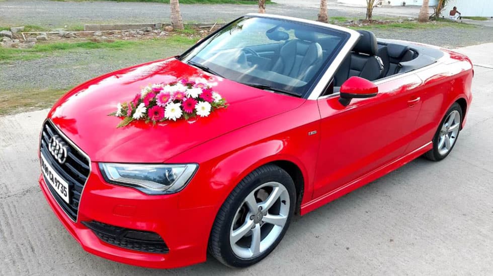 Audi A3 Convertible Wedding Car